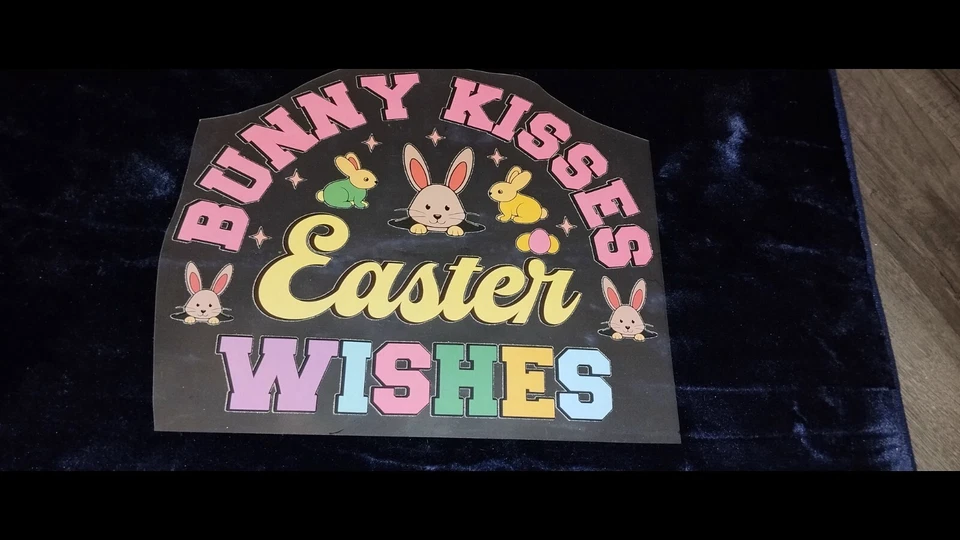 Easter Iron on Transfer Stickers For DIY Clothing  - Image 1 of 1