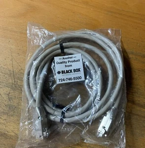 Black Box EDN12H-MF Computer Cable, DSub 9 Pos Plug, DSub 9 Pos Receptacle 7ft - Picture 1 of 2