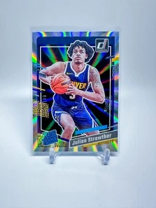 Julian Strawther 2023-24 Panini Donruss Rated Rookie #242 Silver Laser RC /149 - Picture 1 of 2