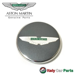 Aston Martin Wheel Centre Cap Vantage Rapide Vanquish DB9 DBS Virage Green Logo - Picture 1 of 5