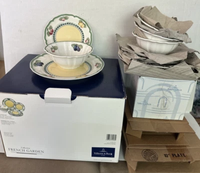 Juego de vajilla de 12 piezas Villeroy & Boch French Garden Fleurence NUEVO Foto 1 de 4