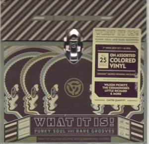 What It Is! Funky Soul and Rare Grooves by Various (25 Colored Vinyl 7") NEW!!! - Picture 1 of 1