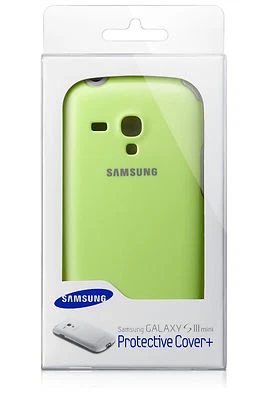GENUINE Samsung Galaxy S3 Mini Protective Cover Case Green / Grey EFC-1M7BGEGSTD - Image 1 of 3