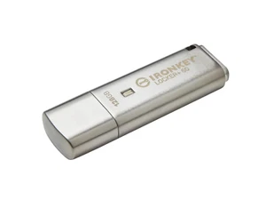 Kingston IronKey Locker USB Flash Drive Encrypted Data Protection IKLP50/128G - Afbeelding 1 van 9