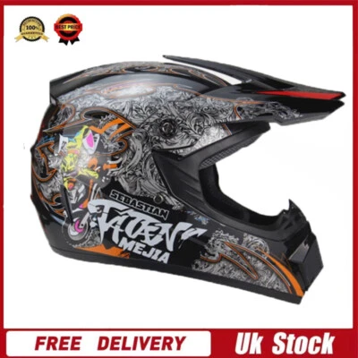 KOGONGP Kids Children Helmet Full Face Cycling Skateboarding Scooter Head Protection UK