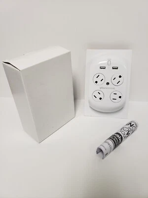 360 Electrical Revolve 3.4 Surge Protector with Rotating Outlets + 2 USB NIB - Image 1 of 4