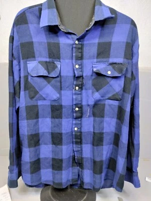 Vintage Northwest Territory Flannel Button Down Shirt XLT Purple Long Sleeve - Image 1 of 4