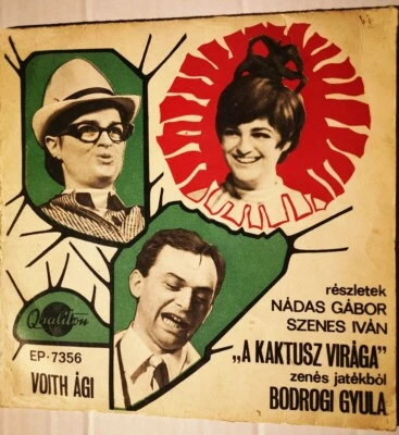 Barillet-Gredy: CACTUS FLOWER Fleur de cactus Hungary cast (1966) EP 7" LISTEN - Bild 1 von 2