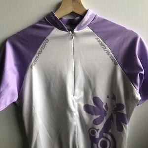 Primavera Bike Jersey, Bicycle, Size M, Primavera Cycles, Lilac and White EUC - Picture 1 of 6