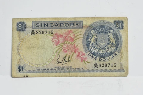 1967 Singapore One Dollar (nb142) Cover
