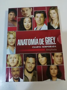 ANATOMIA DE GREY CUARTA TEMPORADA 4 AMPLIADA 5 X DVD + EXTRAS Español Ingles AM - Imagen 1 de 6