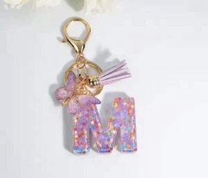 Stylish Alphabet Letter M Keychain – Personalized Accessory for Bags & Keys - Picture 1 of 3