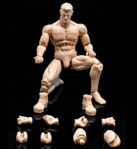 1/12 Zero Body Strong Muscular Male Action Figure Soldier Model G001 Accessories - Picture 1 of 6