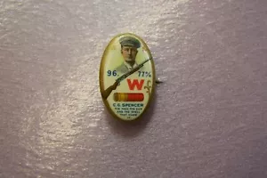 WINCHESTER 96-77% SPENCER OVAL PINBACK BUTTON GUN SHELL BOX CALENDAR COLLECTION - Picture 1 of 2