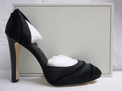 Nuevos zapatos de salón BCBG Max Azria talla 8,5 M Amaris negros satinados para mujer Foto 1 de 4