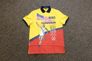 Polo Ralph Lauren Men's Classic Fit RLPC Championship Games Polo Shirt - MEDIUM - Picture 1 of 10