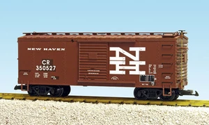 Trenes EE. UU. escala G 19090B caja de acero coche conrail/New Haven (bc rojo) CARRETERA #350528 - Imagen 1 de 1