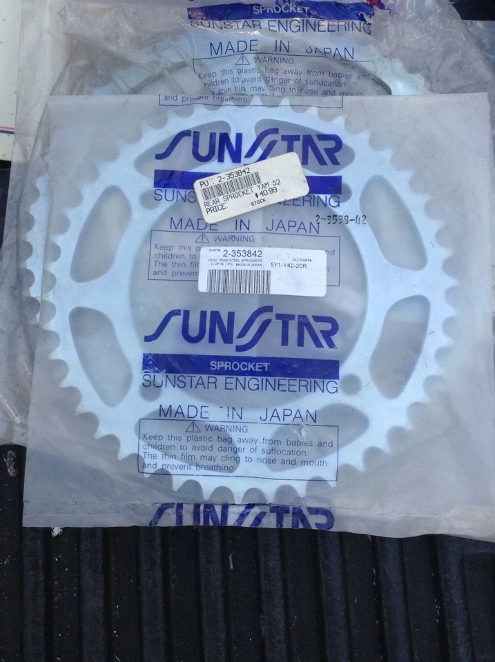 NUEVO PIÑÓN TRASERO YAMAHA YFM350X/YFZ350 87-88, XT550 82-83, XT600 Foto 1 de 1