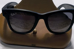Gafas inteligentes Ray-Ban Meta Wayfarer negro mate polarizado grafito degradado - Imagen 1 de 14
