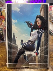 AMAZING SPIDER-MAN #23 TIAGO DA SILVA 616 EXCLUSIVE SILK VIRGIN VARIANT - Bild 1 von 2