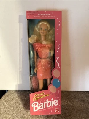 Barbie Special Expressions Doll Woolworth Special Edition 1992 Mattel #3197 - Image 1 of 4