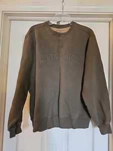 Eddie Bauer Sweatshirt, Herren Med, Rundhalspullover, Logo, dunkelgrün - Bild 1 von 3