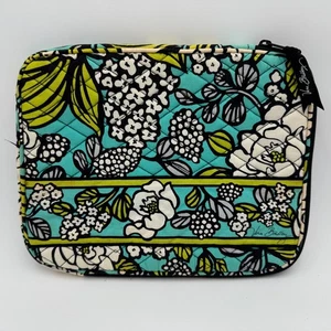 Vera Bradley Custodia Tablet Barocco Floreale Trapuntata Imbottita Zip Cover 11x8,5 Ritirato - Foto 1 di 7