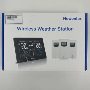 Newentor Weather Station Wireless Indoor Outdoor Thermometer, Color Display New - Picture 1 of 9