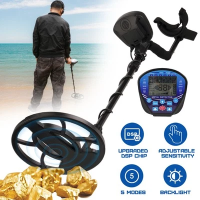 MARKENLOS Profi Metalldetektor Gold Suchgerät Metal Detector für Erwachsene Kinder 5-Modus