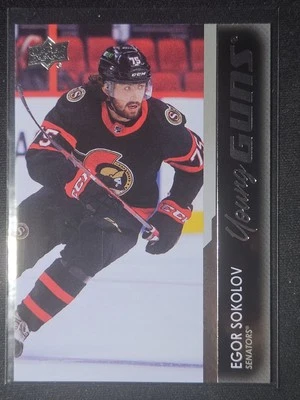 21-22 Upper Deck Egor Sokolov Young Guns Rookie 🚨🚨🚨 Utah Mammoth  - Image 1 of 4
