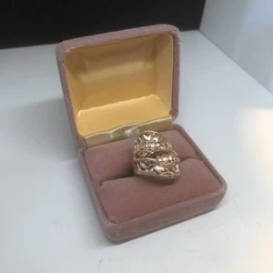 Wickelring Stacheldraht Stil Boho Vintage Größe 8 Kupferfarben Versand aus USA - Bild 1 von 7