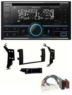 Kenwood CD 2DIN DAB USB MP3 Bluetooth Autoradio für Toyota Prius 2004-2009 schwa - Bild 1 von 4