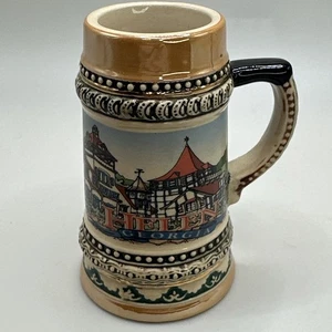 Bierstein Schnapsglas Deutsche Dorfszene Oktoberfest Neuheit Helen Ga Alpine - Bild 1 von 14
