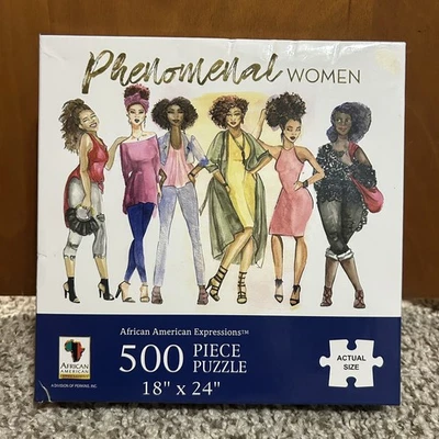 African American Expressions 500 Piece Puzzle “Phenomenal Woman” New Sealed - Image 1 of 4