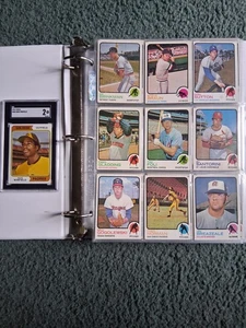 Topps Starter Set Lots - 1973 (82/660), 1974 (114/660) mit Stars, Traded, Checkists - Bild 1 von 15