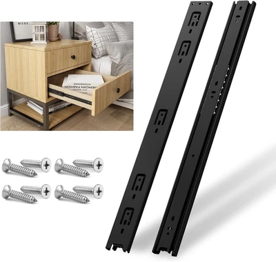 Guide Cassetti 400Mm, Portata 45 Kg, Estrazione Totale Con Cuscinetti a Sfera, p - Immagine 1 di 4