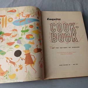 Esquire Cookbook Vintage Mid Century Recipes HC/Illustrated /1955 - Picture 1 of 8