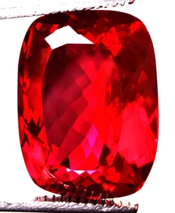 41.8 Cts. Natural Mozambique Red Ruby Cushion Shape Certified Gemstone - Picture 1 of 4