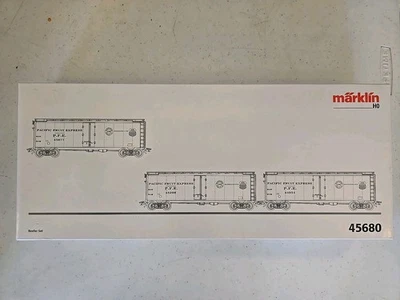 HO Marklin 45680 Southern Pacific Union Pacific Reefer Car Set of 3 - Image 1 of 4