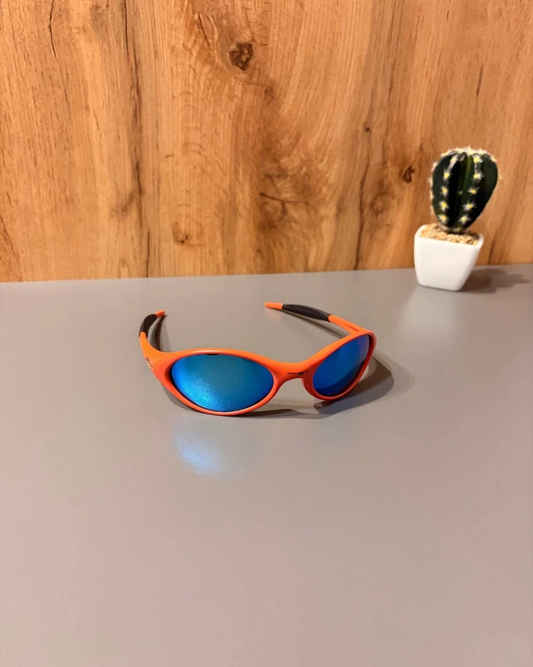 Vintage Oakley Piet Straight Jacket Sunglasses Orange Outdoor eye redux . minute - image 1 of 4
