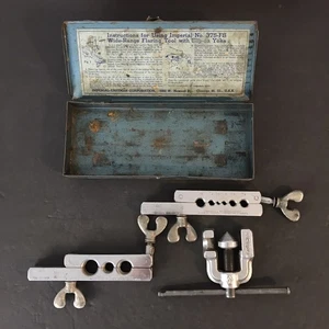 Juego de 3 piezas de herramientas de tubo de combustión Imperial Eastman de colección con estuche original EE. UU. - Imagen 1 de 10