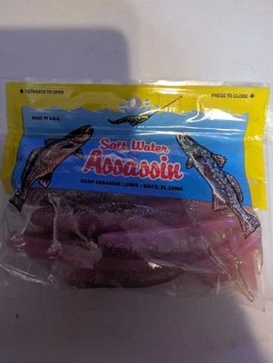 Bass Assassin STS38374 Split Tail Shad Swimbait 4" Pink Diamond 10ct Foto 1 de 2