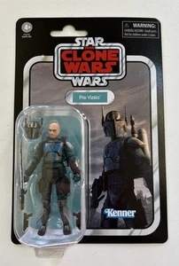Star Wars The Clone Wars Vintage Pre Vizsla Action Figure New 1/18 3.75 In - Picture 1 of 7