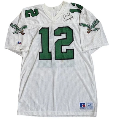 Vintage Russell Athletic Philadelphia Eagles Randall Cunningham Signed Jersey - Image 1 of 4