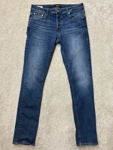 Jack & Jones Glenn Slim Fit Jeans Men’s 31x32 Blue Medium Wash Denim - Picture 1 of 13