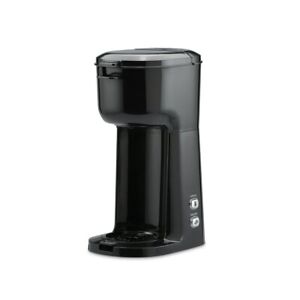 Single Serve Coffee Maker, 1 cup Capsule or Ground Coffee, Black, New