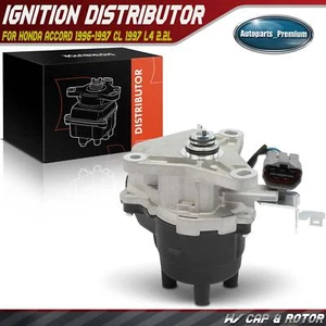 Ignition Distributor w/ Cap & Rotor for Honda	Accord 1996-1997 CL 1997 L4 2.2L - Bild 1 von 9