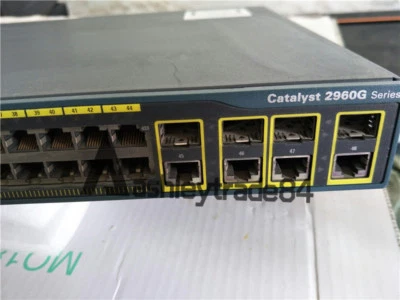 Used Cisco WS-C2960G-48TC-L  48 Gigabit Ports 4 SFP Ports TESTED - Image 1 of 4