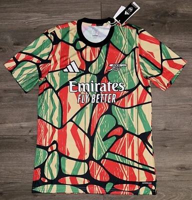 Adidas MLS Emirates 2024-25 Arsenal Pre Match Jersey Mens M Medium NWT - Image 1 of 4