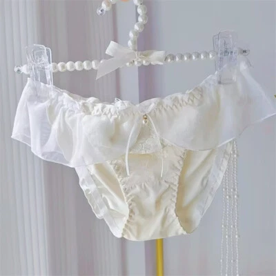 Bragas japonesas para mujer Lolita dulce lazo calzoncillos ropa interior calzoncillos kawaii Foto 1 de 4
